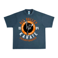 Midnight Navy old school all valley karate championship retro Urban Heavy Tee - artisFamous
