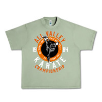Oil Green old school all valley karate championship retro Urban Heavy Tee - artisFamous