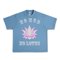 Pebble Blue no mud no lotus tee buddha buddhist yoga Urban Heavy Tee - artisFamous