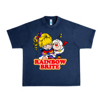 Navy rainbow brite Urban Heavy Tee - artisFamous