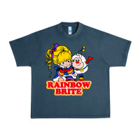 Midnight Navy rainbow brite Urban Heavy Tee - artisFamous