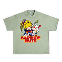 Oil Green rainbow brite Urban Heavy Tee - artisFamous