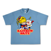 Pebble Blue rainbow brite Urban Heavy Tee - artisFamous