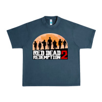 Midnight Navy red dead redemption Urban Heavy Tee - artisFamous