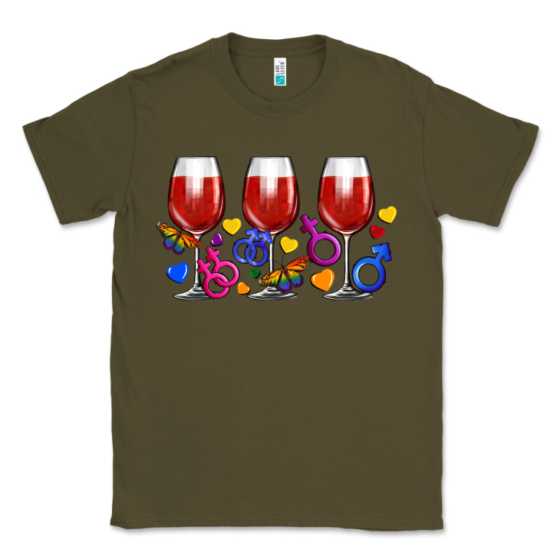Pride Wine Cups Classic Tee by FaDigitalArtStudio | Teevron