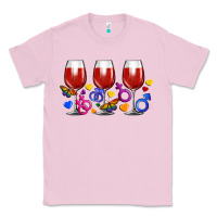 Bubblegum Pink pride wine cups Classic Tee - FaDigitalArtStudio