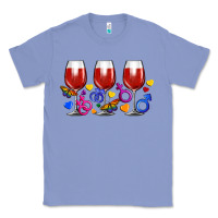 Colony Blue pride wine cups Classic Tee - FaDigitalArtStudio