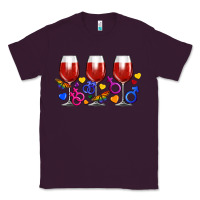 Plum pride wine cups Classic Tee - FaDigitalArtStudio