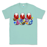 Seafoam pride wine cups Classic Tee - FaDigitalArtStudio