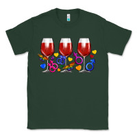 Sports Green pride wine cups Classic Tee - FaDigitalArtStudio