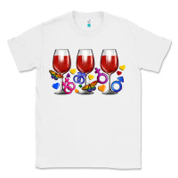 White pride wine cups Classic Tee - FaDigitalArtStudio