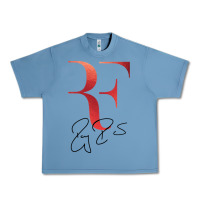 Pebble Blue rf federer Urban Heavy Tee - artisFamous