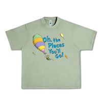 Oil Green seuss oh the places you’ll go Urban Heavy Tee - artisFamous