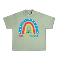 Oil Green Autism Mama Urban Heavy Tee - artisFamous