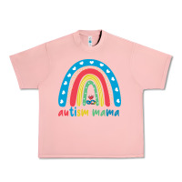 Salmon Autism Mama Urban Heavy Tee - artisFamous