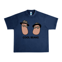 Navy cool beans Urban Heavy Tee - artisFamous