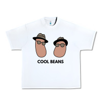 White cool beans Urban Heavy Tee - artisFamous