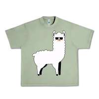 Oil Green llama Urban Heavy Tee - artisFamous