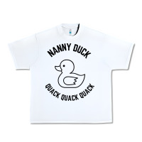 White nanny duck quack quack quack Urban Heavy Tee - artisFamous