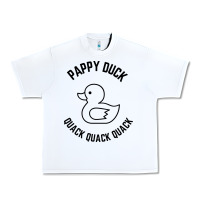 White pappy duck quack quack quack Urban Heavy Tee - artisFamous