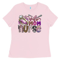 Bubblegum Pink wife mom nurse Ladies Tee - SublimationCraftShop