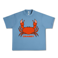 Pebble Blue crabby Urban Heavy Tee - artisFamous