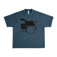 Midnight Navy drums drummer Urban Heavy Tee - artisFamous