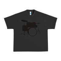 Pigment Black drums drummer Urban Heavy Tee - artisFamous