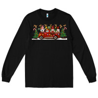Black Christmas Gnome Truck Long Sleeve Tee - Artiststas