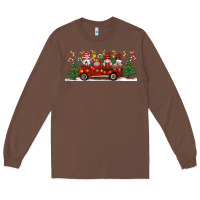 Chestnut Christmas Gnome Truck Long Sleeve Tee - Artiststas