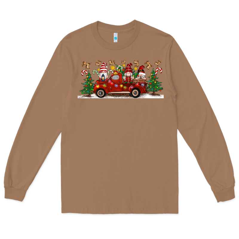 Christmas Gnome Truck Long Sleeve Tee by Artiststas | Teevron