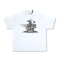 White scruffy smugglers and pirates Urban Heavy Tee - artisFamous