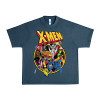 Midnight Navy x m.e.n ani.ma.ted series retro 90s t shirt Urban Heavy Tee - artisFamous