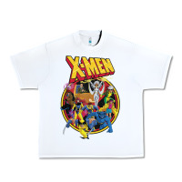 White x m.e.n ani.ma.ted series retro 90s t shirt Urban Heavy Tee - artisFamous