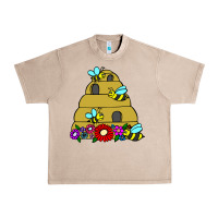 French Oak bee hive Urban Heavy Tee - artisFamous