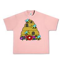 Salmon bee hive Urban Heavy Tee - artisFamous