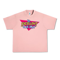 Salmon be excellent to each other Urban Heavy Tee - artisFamous
