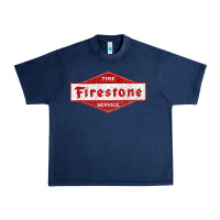Navy firestone tires classic active t shirt Urban Heavy Tee - artisFamous