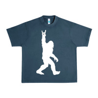 Midnight Navy the mountain sasquatch Urban Heavy Tee - artisFamous