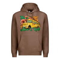 Chestnut This is How I Roll Woman Bus Driver Premium Hoodie - Jasminsmagicworld