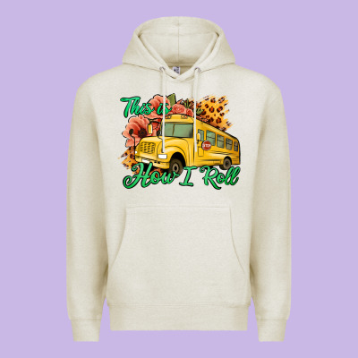 This Is How I Roll Woman Bus Driver Premium Hoodie Designed By Jasminsmagicworld