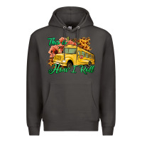 Smoke This is How I Roll Woman Bus Driver Premium Hoodie - Jasminsmagicworld
