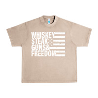 French Oak whiskey steak guns freedom Urban Heavy Tee - artisFamous
