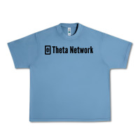 Pebble Blue theta network Urban Heavy Tee - artisFamous