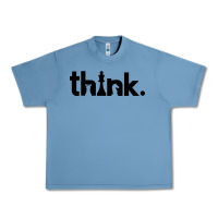 Pebble Blue think chess Urban Heavy Tee - artisFamous