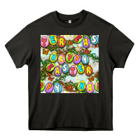 Asphalt Happy Easter Seamless Pattern Heavy Core Tee - BundleAndBundleShop