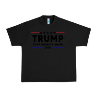 Black trump 2024 Urban Heavy Tee - artisFamous