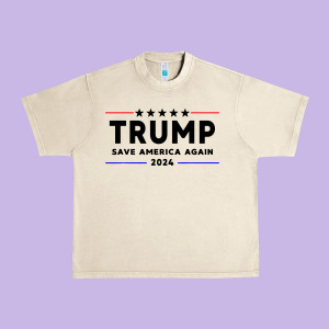 Trump 2024 Urban Heavy Tee Designed By Artisfamous