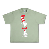 Oil Green dr seuss the cat in the hat Urban Heavy Tee - artisFamous