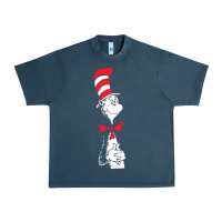 Dr Seuss The Cat In The Hat Urban Heavy Tee | Teevron